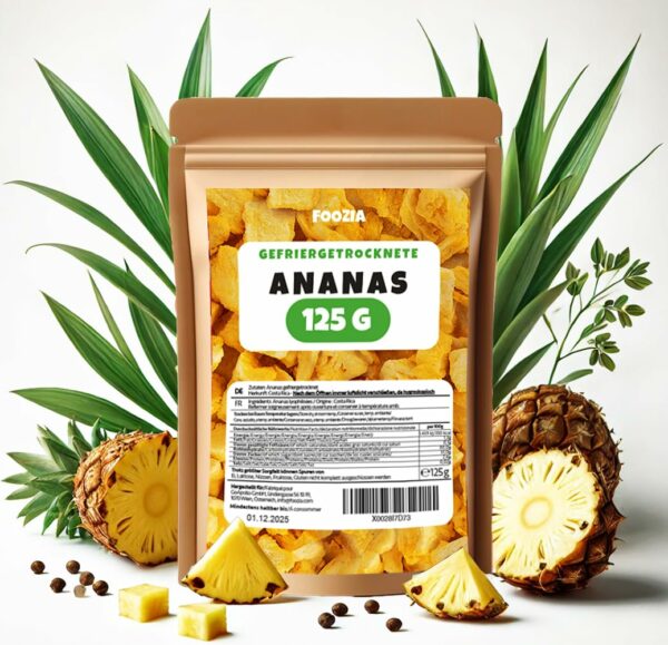 Foozia Ananas Gefriergetrocknet